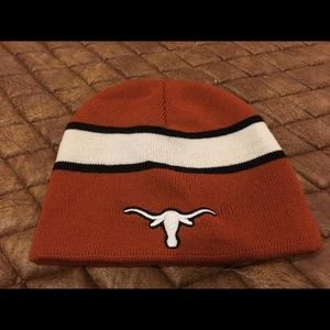 NWOT Orange Longhorn knit cap